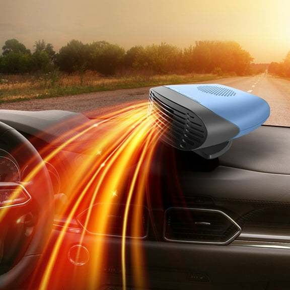 Vggrvlo Car Heater Portable 12V Car Heaters & Defroster 200W Fast Heating & Cooling Fan Plug In Car Heater for Windshield Defogger with 360° Rotary Car Heaters for Vehicle,Car