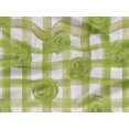 thumbnail image 5 of oneOone Rayon Light Green Fabric Check,Cyclamen & Rose Floral Craft Projects Decor Fabric Printed By The Yard 56 Inch Wide, 5 of 5