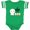 Football Green and White, variant on Inktastic My Aunt is My Boo with Cute Ghost Boys or Girls Baby Bodysuit