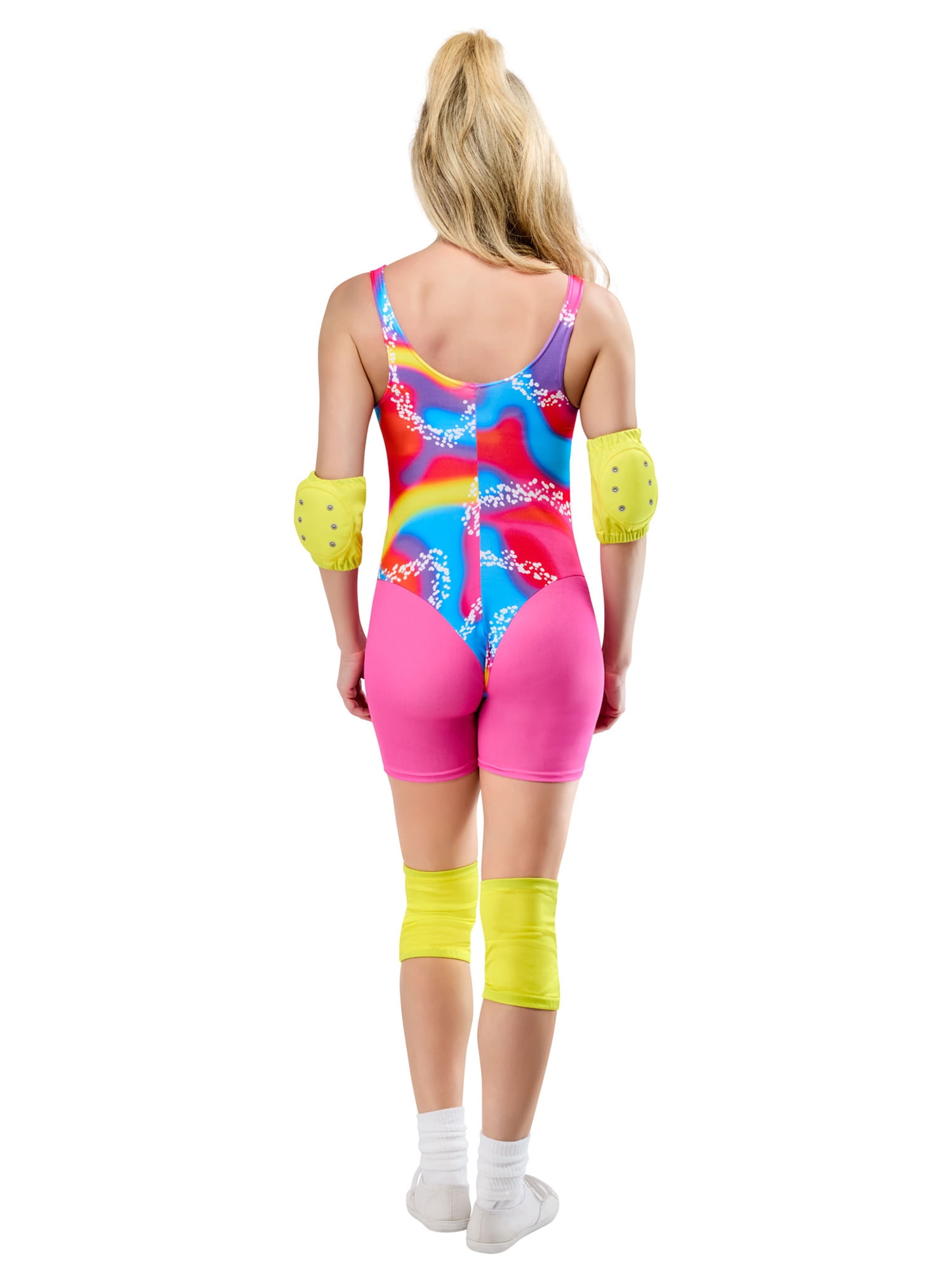 Barbie Movie Neon Rollerblading Barbie Costume for Adults by Rubies, Women's