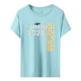 thumbnail image 3 of MEICHEN Graduation Gifts for Her: Class Of 2026 Senior 26 High School Graduation T Shirt Womens Spring Summer Tops, 3 of 3