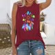 thumbnail image 2 of Tank Top Para Mujeres Workout Túnica para mujer, ropa deportiva, camisetas sin mangas, camisetas sin mangas para entrenamiento de Yoga, camiseta holgada con gráfico de ejercicio para correr (Wine, S), 2 of 4