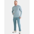 thumbnail image 2 of Athletic Works Men's Tri Blend Long Sleeve T-Shirt Hoodie, Sizes S-3XL, 2 of 5