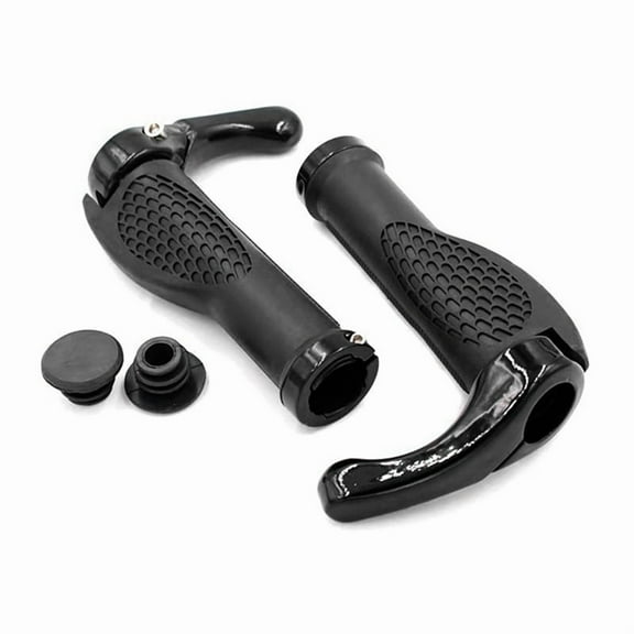 Mountain Bike Handlebars Non-Slip Lock Bike Handlebars Mountain Bike Handlebars Set Bike Accessories,2 * Bicycle handlebar cover,Black