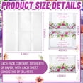 thumbnail image 2 of 60 Pack Christian Tissue Travel Pack Scripture Pocket Tissue Bible Verse Purse Facial Napkin Mini Inspirational Gift for Woman Mother's Day Party Charity Church Funeral Supply(Elegant Style), 2 of 4