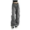 thumbnail image 1 of Aocisk Salopettes Mode pour Femmes Grises à Coutures avec Poches, Lavage de Rue, Résistantes à l'Eau, Pantalon Long à Jambe Grand, à Porter pour Femmes, Gris Pâle, S, 1 of 4