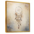 thumbnail image 2 of Designart "Blue Dreamcatcher Threads I" Dream catcher Floater Framed Canvas Art Print, 2 of 5