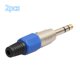 thumbnail image 3 of Conector Audio Estéreo 2 Uds 6 35mm para Cable Micrófono DIY, 3 of 9
