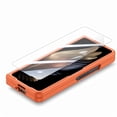 thumbnail image 2 of Allytechgroup Galaxy Z Fold 6 Case with Screen Protector, Slim Fit Full Body Shockproof Anti-Scratch Anti-Fingerprint Bumper Drop Proof Phone Case Cover for Samsung Galaxy Z Fold 6, Orange, 2 of 6