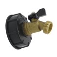 thumbnail image 3 of Adaptador de tanque de bolsa IBC Galón IBC Tote Tank Adapter Tool, IBC Tote Tank Válvula Adaptador de drenaje Conector Latón Válvula para de jardín, Fanmusic Adaptador de tanque de bolsa IBC, 3 of 7