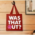 thumbnail image 3 of Pickleball Gift Ideas Pickleball Was That Out Lightweight Red Canvas Tote Bag, 3 of 3
