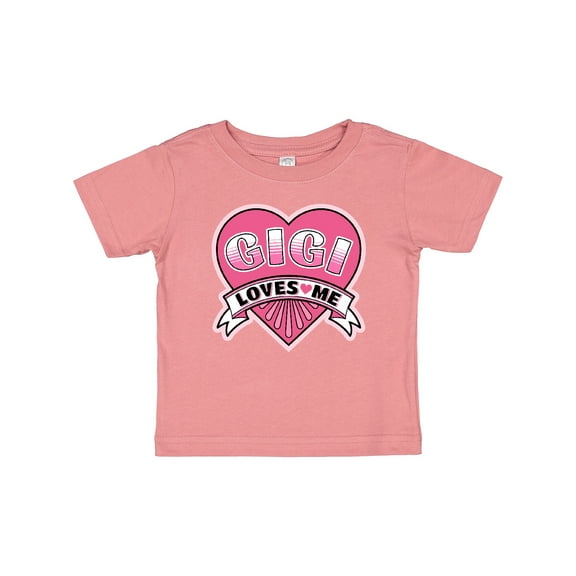 Inktastic Gigi Loves Me Girls Granddaughter Girls Baby T-Shirt