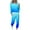 Blue 1, variant on Kaemgyyd Womens Two Piece Outfits Casual Plus Size Sweatsuits Tracksuit Crew Neck Tops Matching Drawstring Jogger with Pockets
