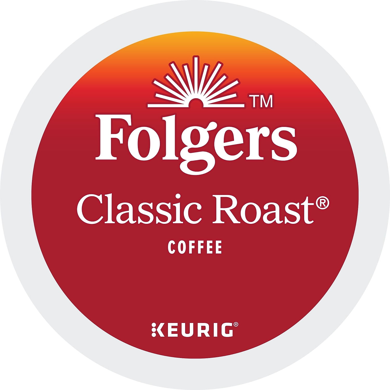 Folgers Classic Roast K-Cup for Keurig Brewers, 96 Count