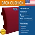 thumbnail image 5 of Everlasting Comfort Lumbar Support Pillow – Memory Foam Back Cushion for Office Chair, Car, Travel Use, 5 of 9