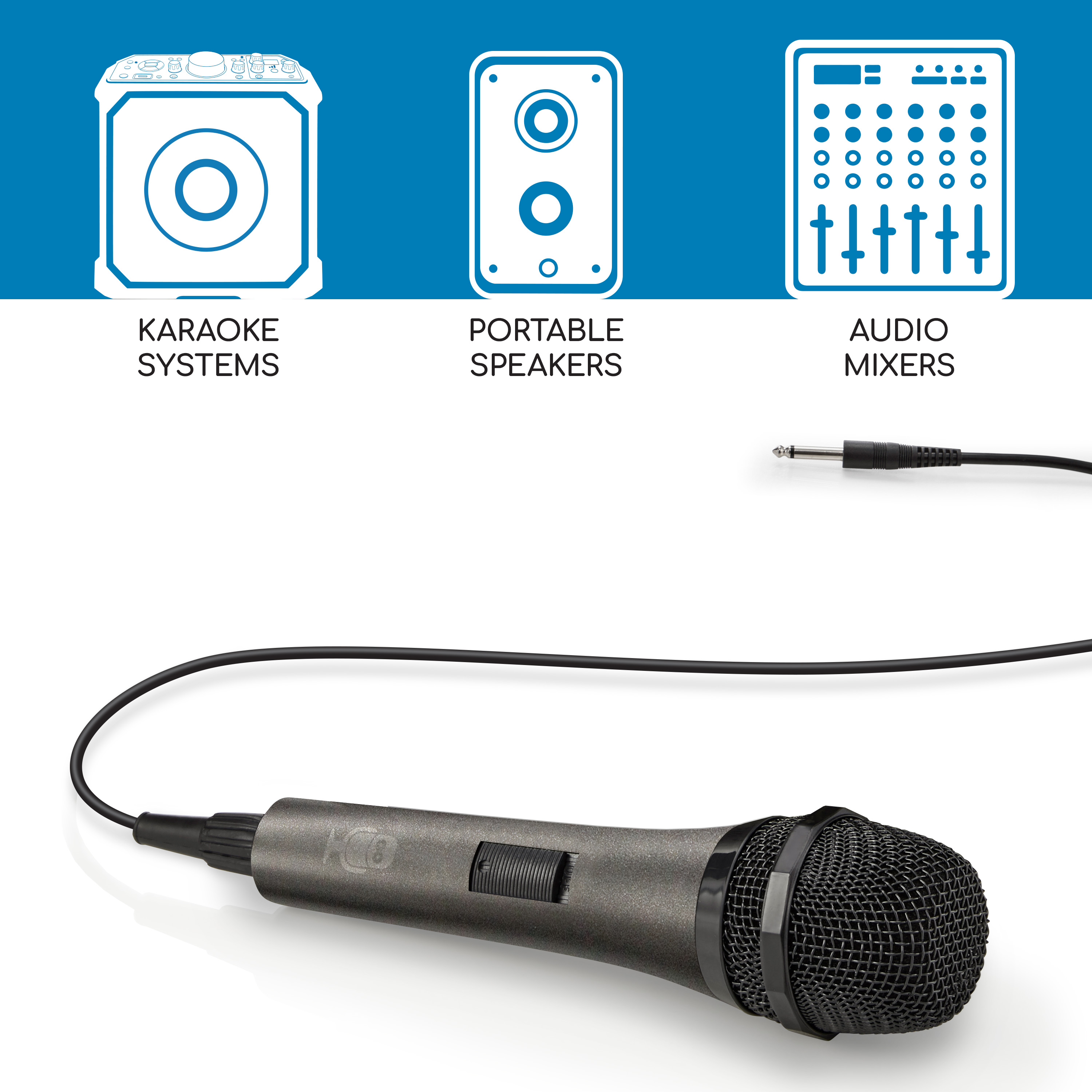 The Singing Machine SMM-205 Unidirectional Microphone - image 5 of 9