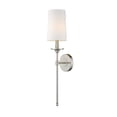 thumbnail image 3 of 1 Light Wall Sconce Frame Finish Brushed Nickel, 3 of 3