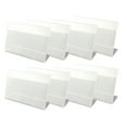 thumbnail image 1 of SHISUYAN 30Pcs 6x4cm Acrylic Shelf Label Holder Price Tags Premium Plastic Transparent Price Tag with Price, 1 of 8