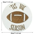 NLLSHGJ This Is Football Season Door Hanger Decor If We're Not Home