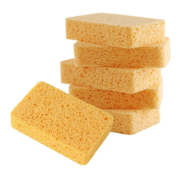 6pcs Cleaning Sponge Set for Kitchen Dish Washing and Scrubbing