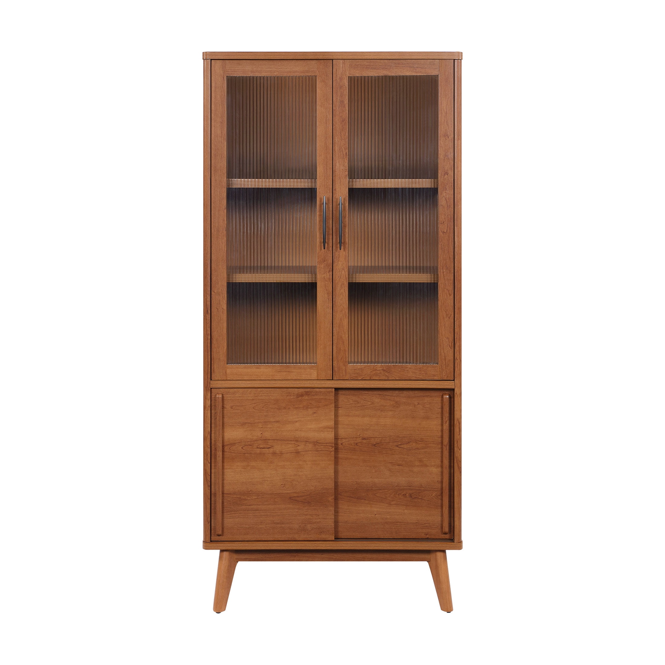 Better Homes & Gardens Greyson China Cabinet, Acorn Finish