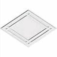 thumbnail image 3 of Ekena Millwork CMP32X21DD 21,37 x 32 Pouces Rectangle Diamant Architectural Grade Médaillon de Plafond Contemporain PVC, 3 of 3