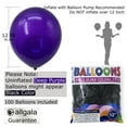 thumbnail image 2 of Allgala 100ct 12" Helium Grade Premium Latex Balloons-Deep Purple-BL52017, 2 of 4