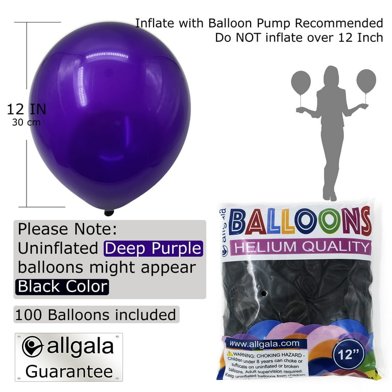 Allgala 100ct Green Long Balloons Pack 12