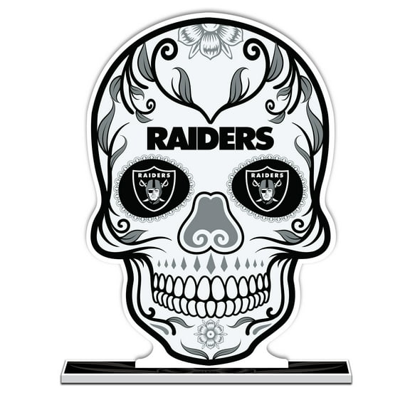 Las Vegas Raiders 10" Sugar Skull Standee