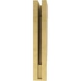 thumbnail image 4 of 3"W x 6"D x 18"H Thin Alpine Rough Cedar Woodgrain TimberThane Corbel, Primed Tan, 4 of 6