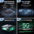 thumbnail image 5 of Ulefone Armor 33 Pro 5G, 6.95-inch FHD 120Hz 3.4-inch Screen, 25500mAh (66W) Battery, 32GB/512GB - Black, 5 of 7
