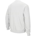 thumbnail image 2 of Men's Colosseum White Iowa State Cyclones Arch & Logo Crew Neck Sweatshirt, 2 of 4