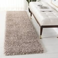 thumbnail image 2 of SAFAVIEH Royal Ronnette Solid Plush Shag Runner Rug, Beige, 2'2" x 8', 2 of 7