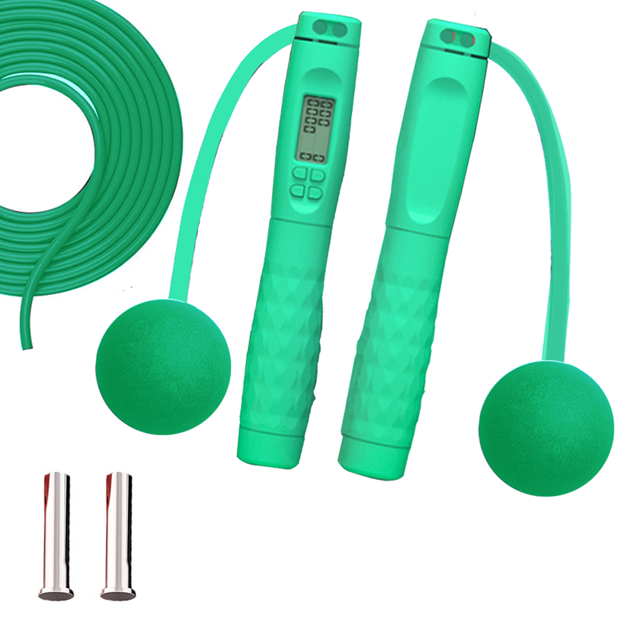 Cuerda de saltar inalámbrica con contador, cuerda de saltar ponderada para ejercicio físico femenino masculino. MFZFUKR CPB-DE-SSW917-5