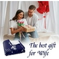 thumbnail image 2 of Christmas Anniversary Romantic Gifts for Wife Women 2024, Wife Ideas, Gifts for Wife Christmas Unique from Husband, Wife Gifts from Husband, The Perfect to My Wife Blanket 60" x 50", 2 of 5
