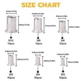 thumbnail image 3 of 205Pcs 304 Stainless Steel Rivet Nut Assort Set Flat Head Threaded Nutserts, 3 of 9