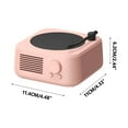thumbnail image 2 of Ohufall Vintage Style Portable Bluetooth Speaker With USB Charging For Outdoor And Home Audio Use, 2 of 3