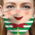 thumbnail image 3 of Transemion Christmas Themed Dust Mask Breathable Polyester Printing Face Mask with Elastic Ear Rope Type 4 Pattern 2 1Set, 3 of 6