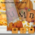 thumbnail image 3 of Fall Kitchen Curtains Autumn Pumpkin Curtain for Dining Room Tier Curtains Farmhouse Decor Rod Pocket Window Drapes Set of 3 Curtains for Kitchen Decor, 3 of 6