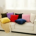 thumbnail image 5 of Xiao Hua 4 fundas de almohada sencillas de pelo mágico. Clásicas y atemporales, fundas de almohada sencillas de color liso, que quedan genial en cualquier cama. 45 x 45 cm (rojo)., 5 of 5