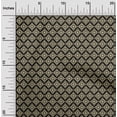thumbnail image 2 of oneOone Georgette Viscose Black Fabric Asian Ikat Craft Projects Decor Fabric Printed By The Yard 42 Inch Wide, 2 of 4