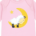 thumbnail image 4 of Inktastic Cute Sheep, Sleeping Sheep, Moon, Stars, Sleepy Boys or Girls Long Sleeve Baby Bodysuit, 4 of 5