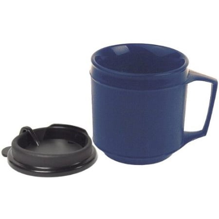 16031 Non-Weighted Insulated Cup with No-Spill Lid, 8 oz, Blue Kinsman