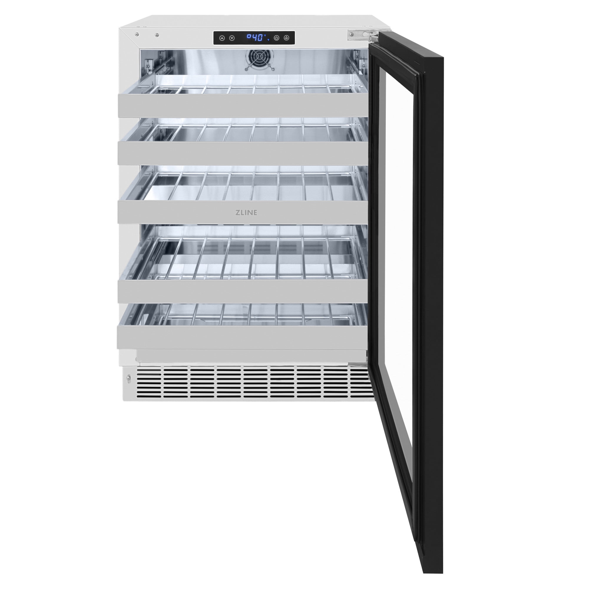 Zline Rwdpoz-24 Autograph Edition 24" Wide 44 Bottle Capacity Panel Ready Built-In Wine