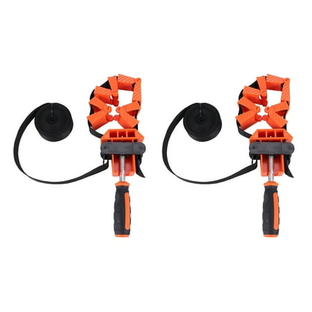 

2X Woodworker Photo with Strap Clamp Holder Miter Vise Ratchet Angle Clamp Band Tool