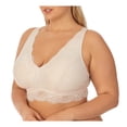 thumbnail image 2 of DreamFit Underwear for Women Plus Size Full Coverage Wireless Lace Bralette, 2 of 6