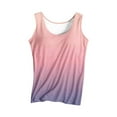 thumbnail image 3 of VBTAPA Womens Shelf Tank Tops Sleeveless Gradient Graphic Tees Slim Fit Stretch Casual Workout Undershirts Purple XXL, 3 of 8