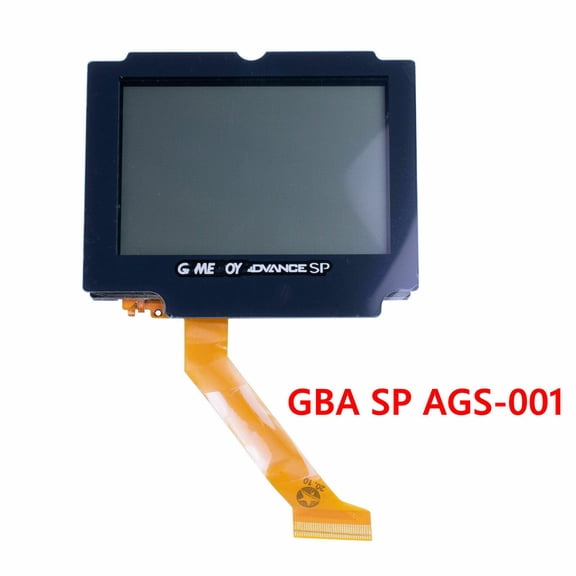 LCD Screen for Game Boy Advance SP for GBA SP AGS 001 Console, Replacement Game Console Gamepad LCD Display Screen, Easy Installation