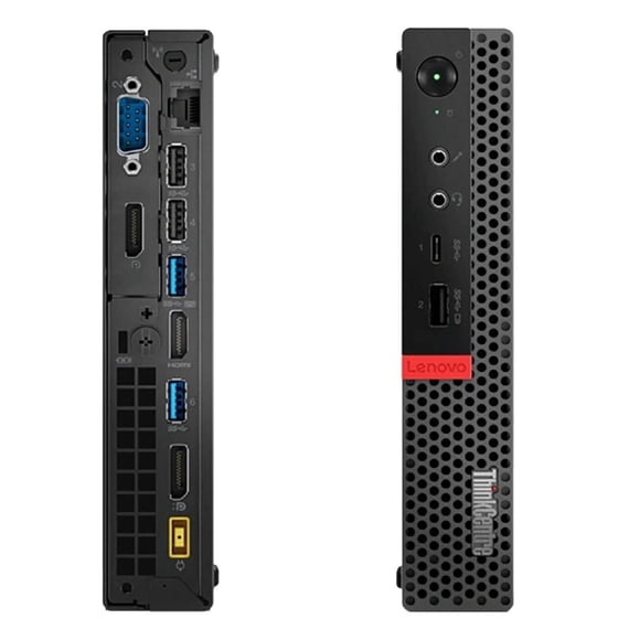 Refurbished Excellent - Lenovo ThinkCentre M920q Tiny Desktop - Intel Core i5-8500T, 2.10GHz, 16GB RAM, 256GB SSD, Windows 11 Pro.