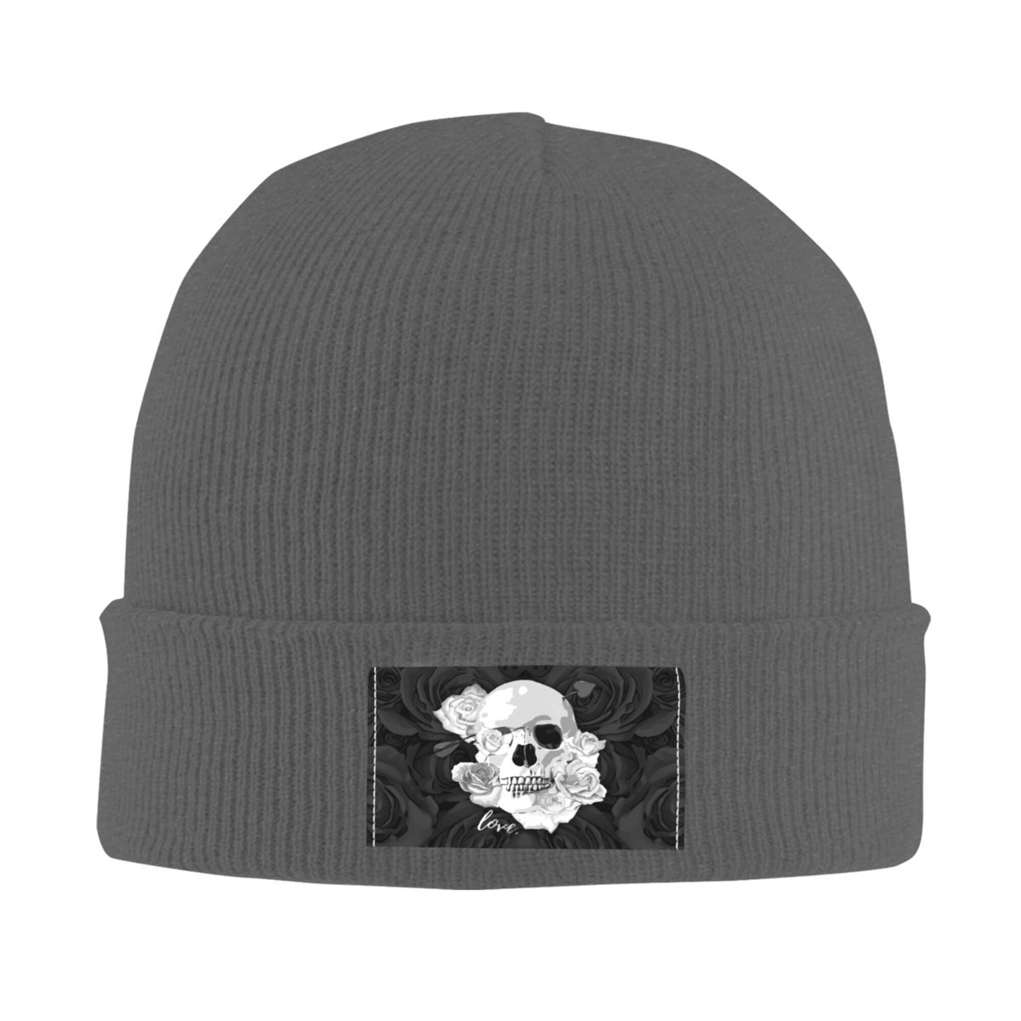 ZICANCN Romantic Love Skeleton Print Knit Beanie Hat, Winter ZICANCN Romantic Love Skeleton Print Knit Beanie Hat, Winter